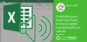 Cálculo sonidos Excel