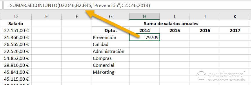 formulas eficientes excel crear