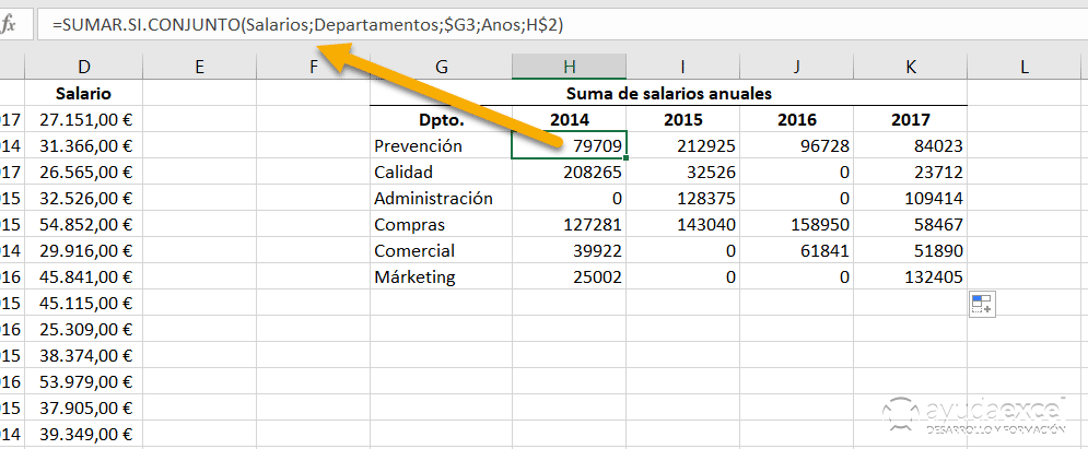 crear formulas eficientes excel