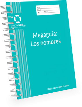 Megaguía Excel Nombres