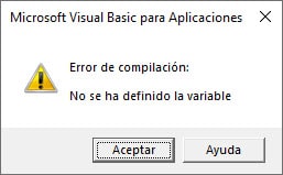 variables vba excel