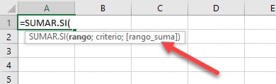 Argumentos SUMAR.SI