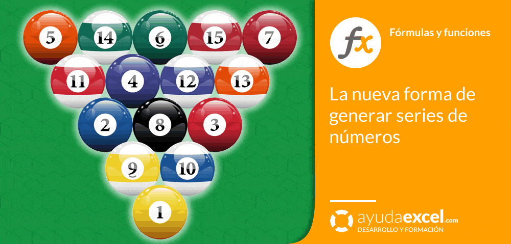 generar secuencias números excel
