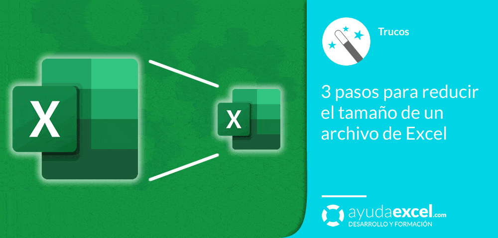 reducir tamaño archivo excel