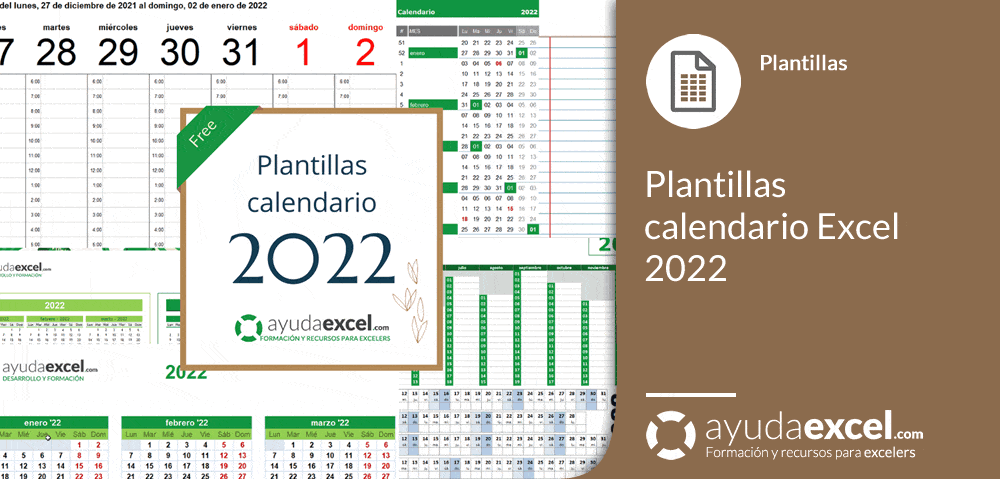 Plantillas excel calendario